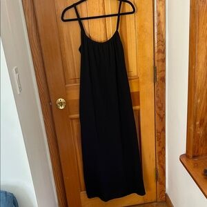 Sol Angeles Black Maxi Slip Dress